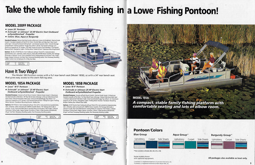 Lowe 1992 Brochure