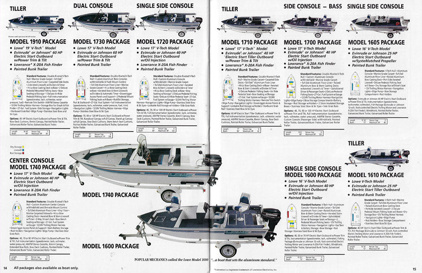 Lowe 1992 Brochure