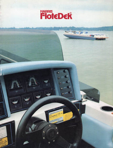 Harris 1988 FloteDek Deck Boat Brochure