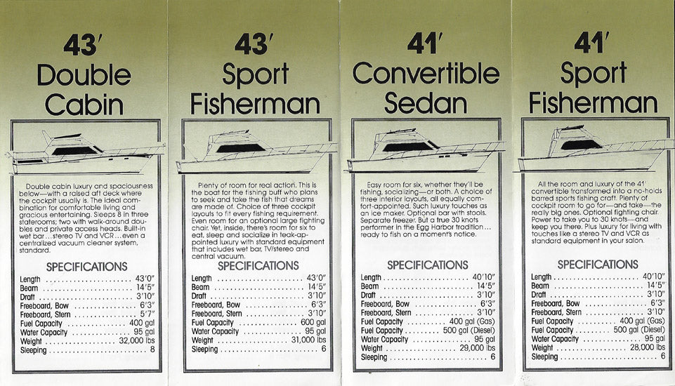 Egg Harbor 1989 Brochure