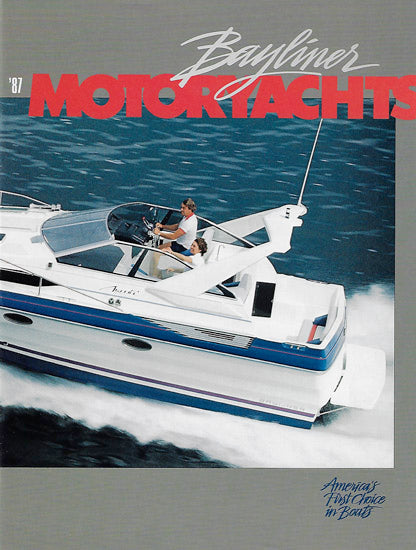Bayliner 1987 Motor Yachts Brochure
