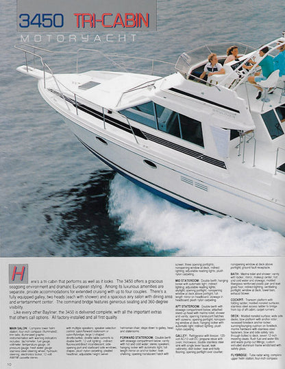 Bayliner 1987 Motor Yachts Brochure