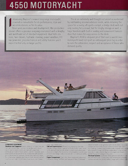 Bayliner 1986 Motoryacht Brochure