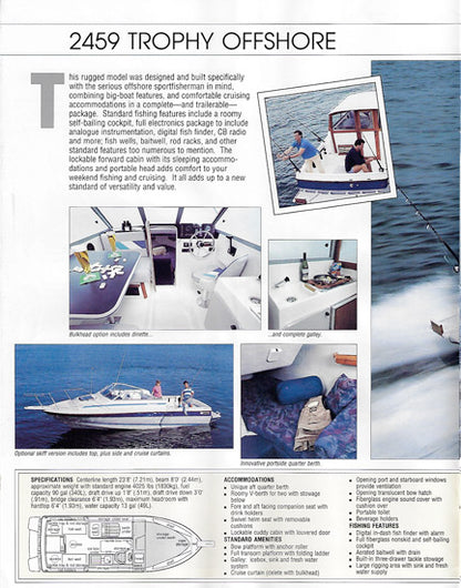Bayliner 1989 Trophy Brochure