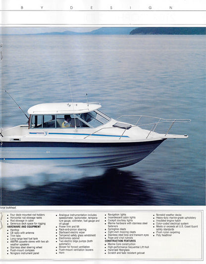 Bayliner 1989 Trophy Brochure