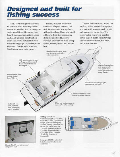 Bayliner 1994 Trophy Brochure