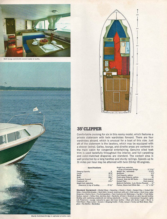 Chris Craft 1968 Sea Skiff Brochure