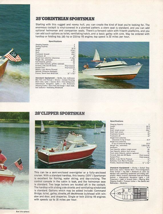 Chris Craft 1968 Sea Skiff Brochure