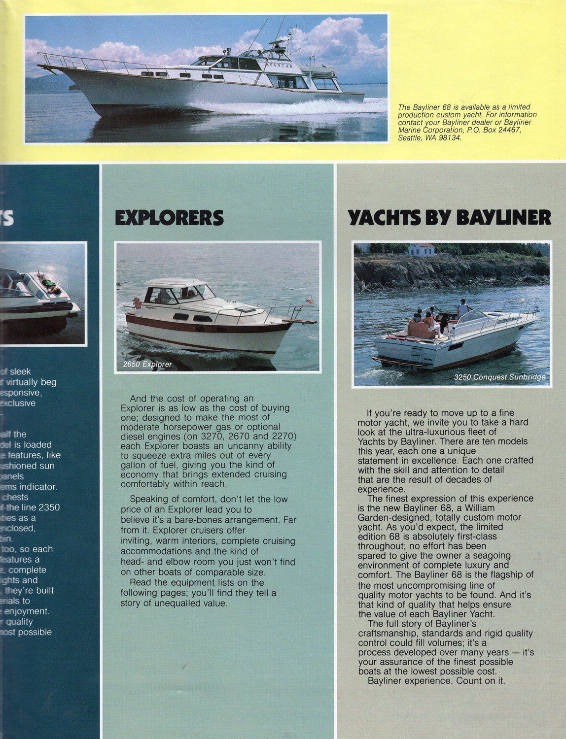 Bayliner 1981 Abbreviated Brochure