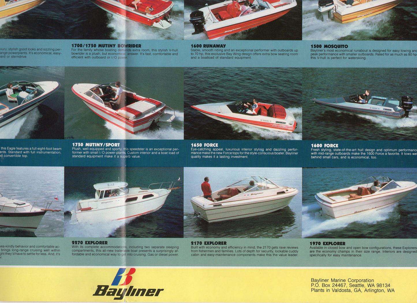 Bayliner 1981 Abbreviated Brochure