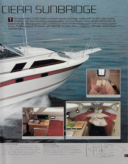 Bayliner 1985 Brochure