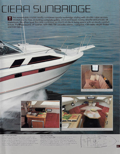Bayliner 1985 Brochure