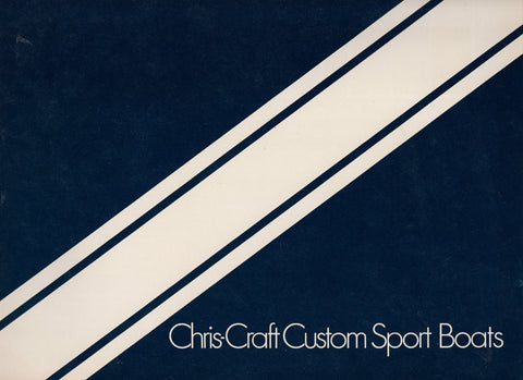 Chris Craft 1969 Custom Sport Boats Brochure