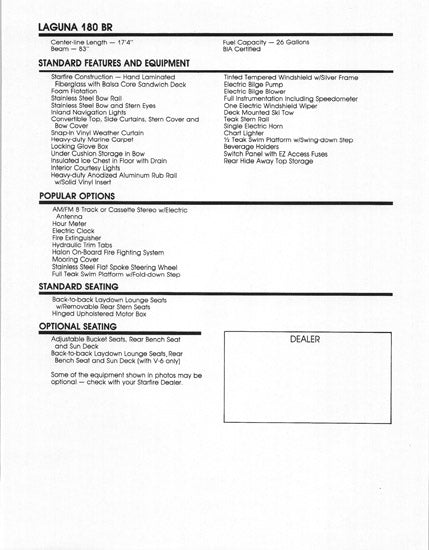 Starfire 190 Newport Brochure