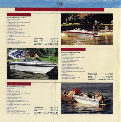 Sun Runner 1989 Brochure