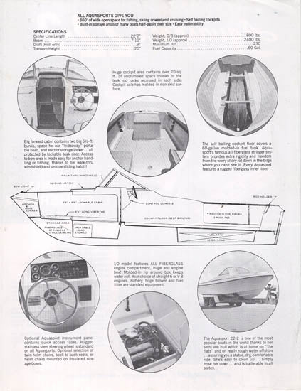 Aquasport 22-2 Family Fisherman Brochure