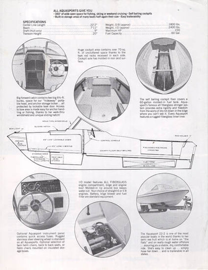 Aquasport 22-2 Family Fisherman Brochure
