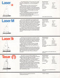 Performance Sailcraft Laser & Tasar Brochure