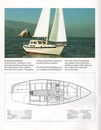 Pacific Seacraft 32 Pilothouse Brochure – SailInfo I boatbrochure.com