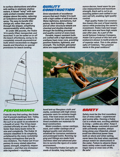 Hobie Cat 14 Brochure