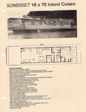 Sumerset 1983 Houseboat Brochure Package