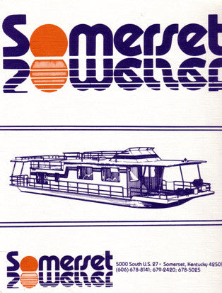 Sumerset 1983 Houseboat Brochure Package