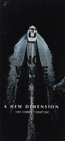 Correct Craft 1991 Nautiques Brochure / Poster