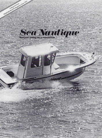 Correct Craft Sea Nautique Trailer Boats Magazine Reprint Brochure