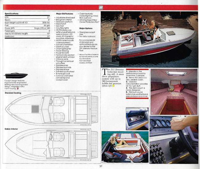 Four Winns 1988 Brochure