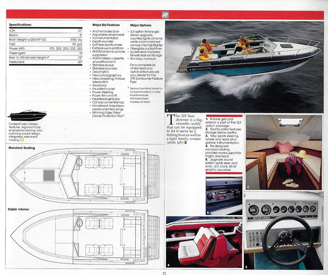 Four Winns 1988 Brochure