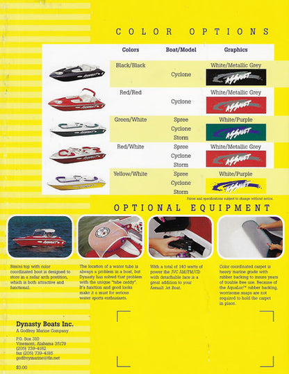 Dynasty Assault Brochure