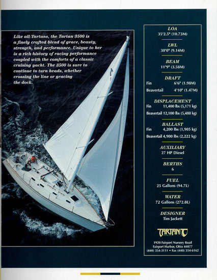 Tartan 3500 Brochure