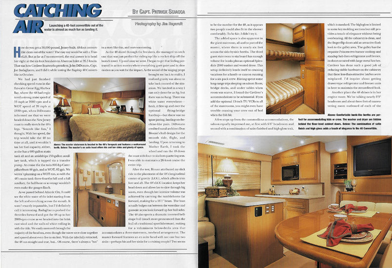 Cavileer 48 Power & Motoryacht Magazine Reprint Brochure