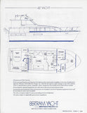 Bertram 42 Yacht Specification Brochure