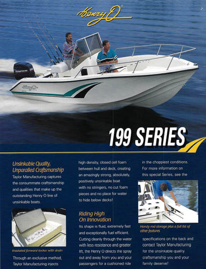 Henry O 199 Series Brochure