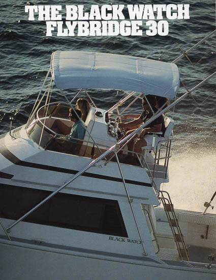 Black Watch 30 Flybridge Brochure