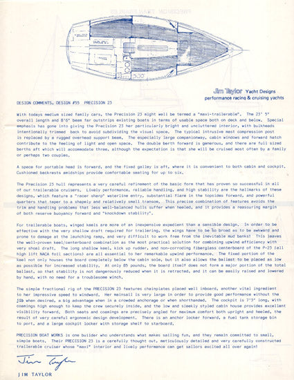 Precision 23 Brochure