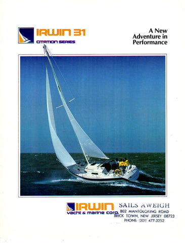 Irwin Citation 31 Brochure