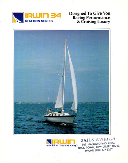 Irwin Citation 34 Brochure