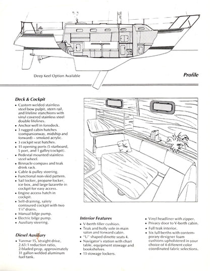Irwin Citation 34 Brochure