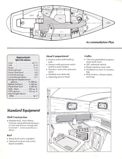 Irwin Citation 34 Brochure