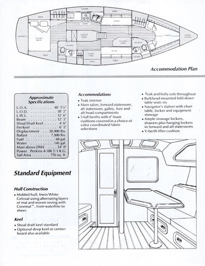 Irwin 38 Brochure