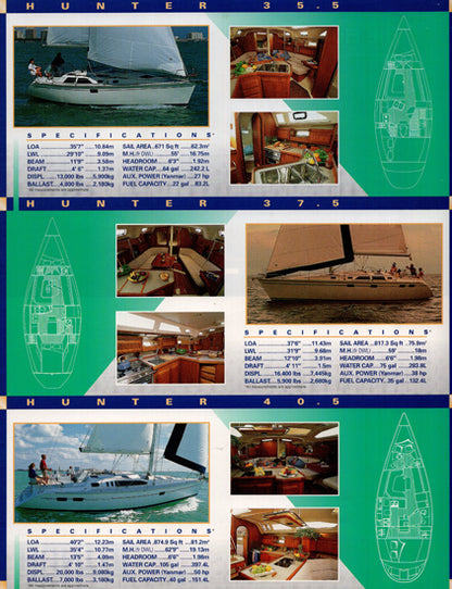 Hunter 1995 Brochure
