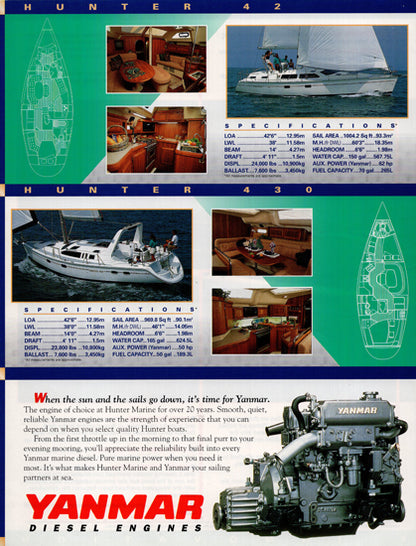Hunter 1995 Brochure