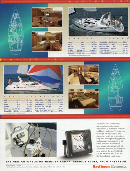 Hunter 1998 Brochure