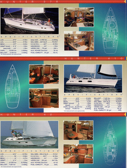 Hunter 1998 Brochure