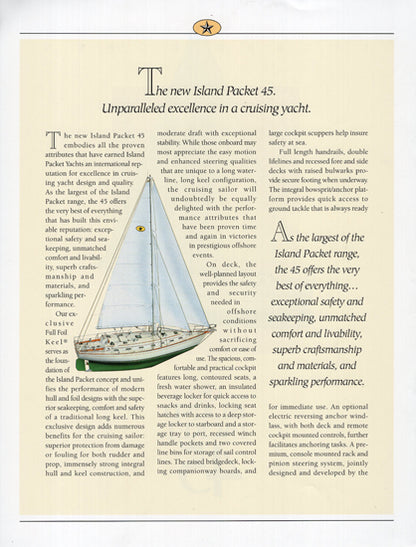 Island Packet 45 Launch Brochure