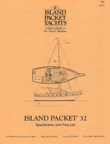 Island Packet 32 Specification Brochure