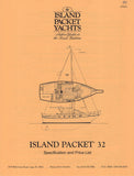 Island Packet 32 Specification Brochure