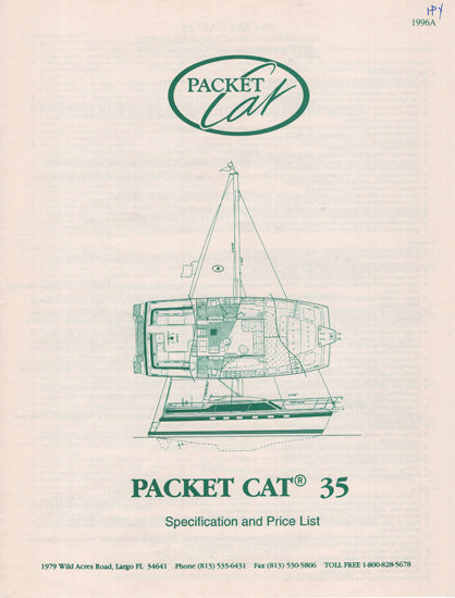Island Packet Cat 35 Specification Brochure
